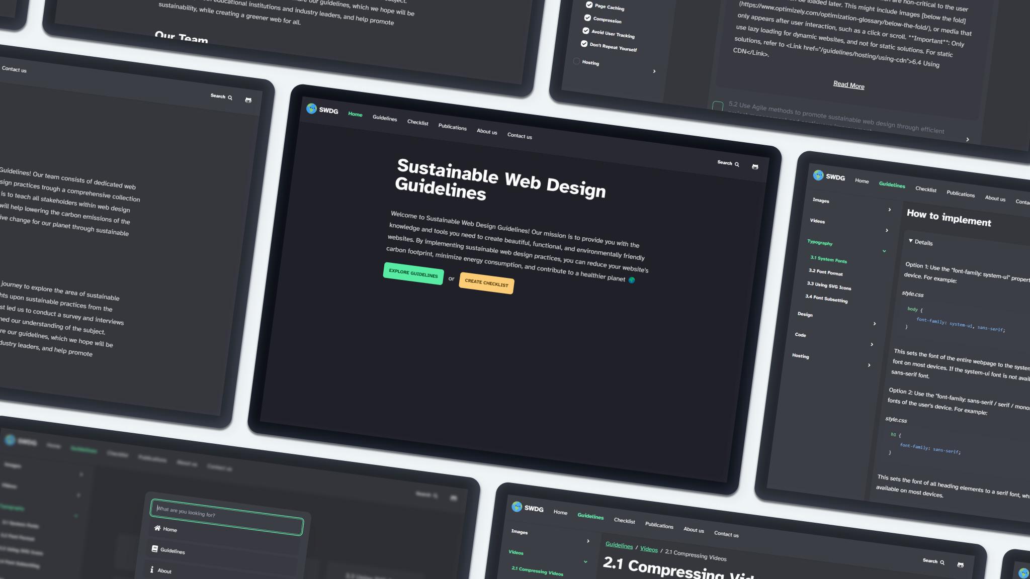 Bachelor Thesis - Sustainable Web Design Guidelines